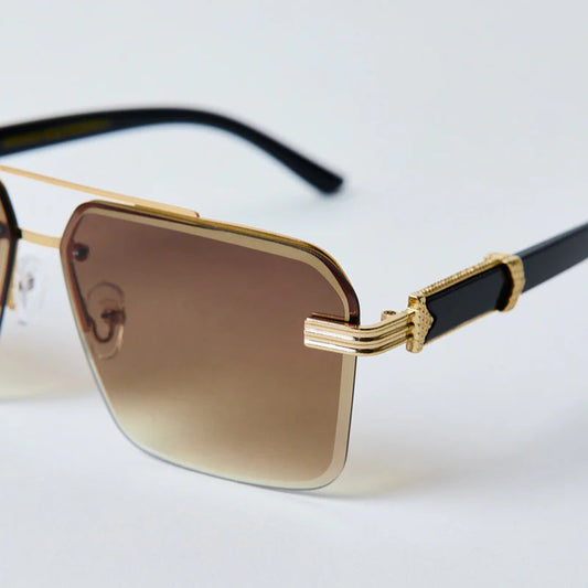 Levi Brown Zonnebril