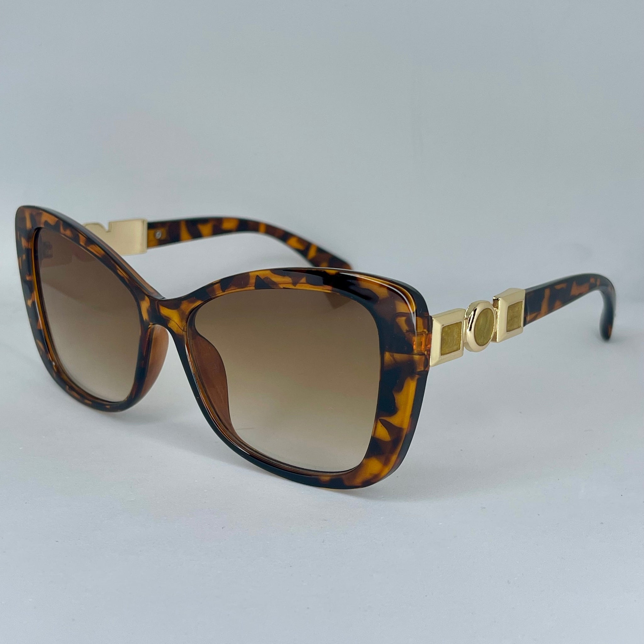 Nora Leopard Zonnebril