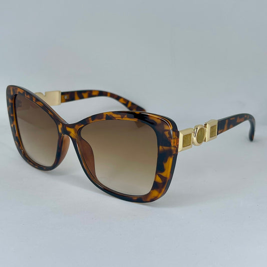 Nora Leopard Zonnebril